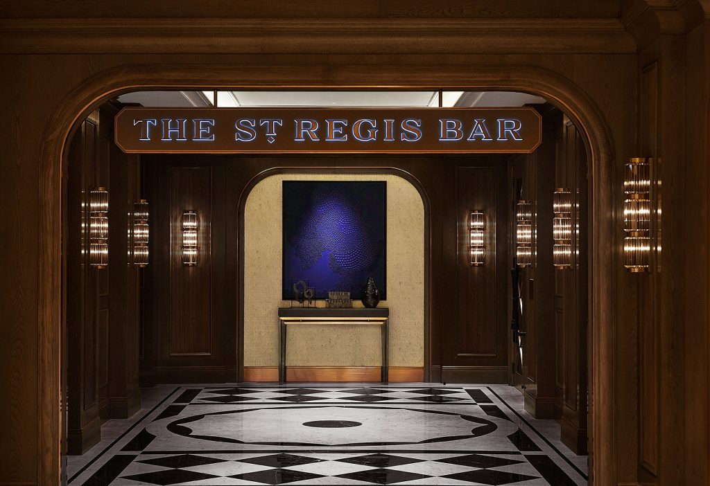 Created by designer Steven Leung, the new St Regis Bar brings Old School British luxury to the city's newest hotel. 